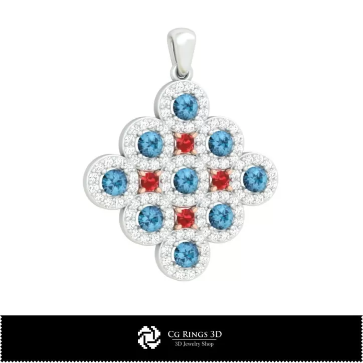 Pendentif 3D-Joaillerie 3D CAO