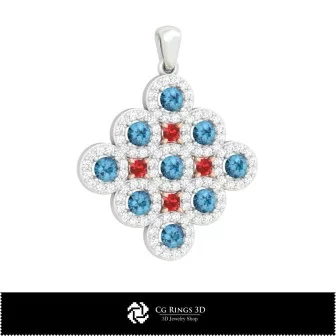 Pendentif 3D-Bijoux 3D CAO Home, Bijoux 3D CAO, Pendentifs 3D CAO, Pendentifs Diamant 3D