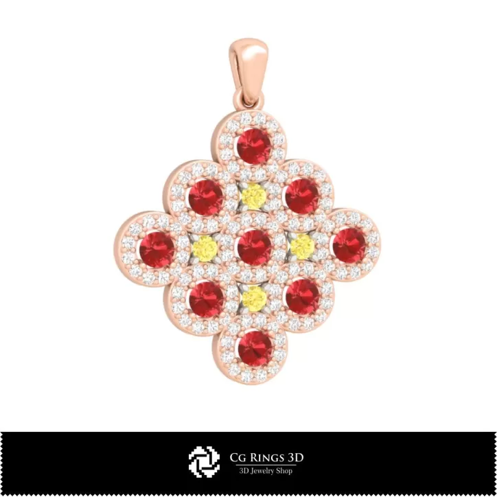 Colgante 3D-Joyería 3D CAD