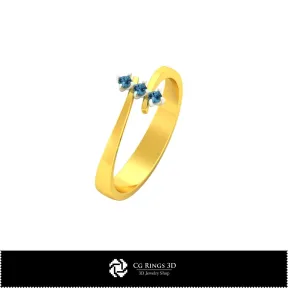 Schmuck-Ring 3D CAD, Schmuck 3D CAD, Ringe 3D CAD, Diamantringe 3D