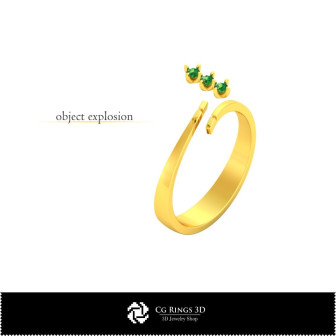 Jewelry-Ring 3D CAD  Jewelry 3D CAD, Rings 3D CAD , Diamond Rings 3D
