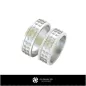 Bagues de mariage - Bijoux CAO 3D