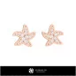 3D CAD Starfish Earrings