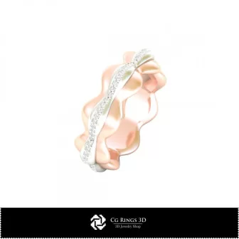 Fede a Eternità 3D, Gioielli CAD 3D, CAD 3D per Anelli, Fedi Nuziali 3D, Fedi Eternità 3D