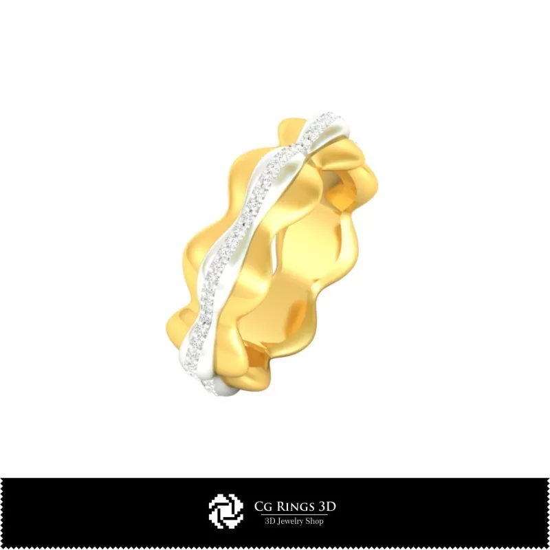 Bague éternité - Bijoux 3D CAO