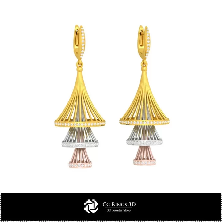 3D CAD Earrings