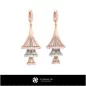Boucles d'oreilles 3D CAO