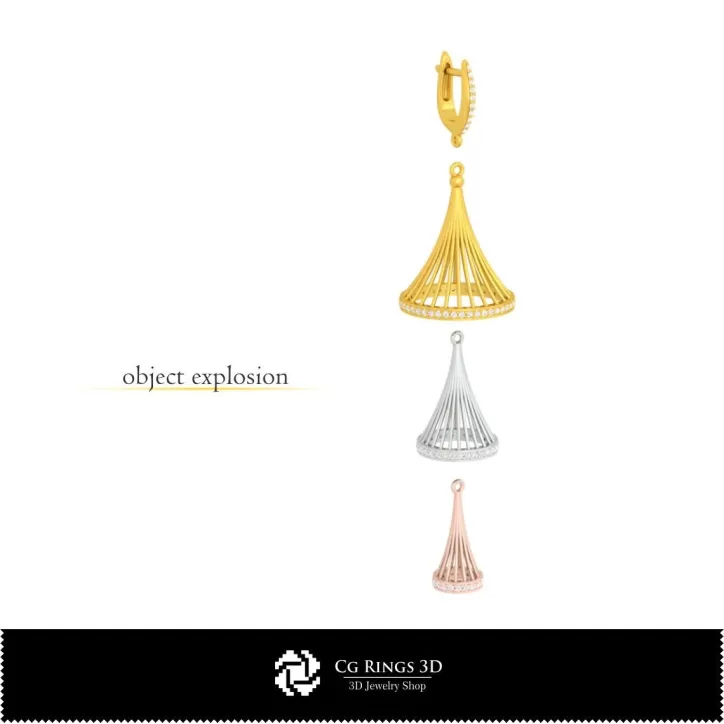Orecchini 3D CAD Orecchini 3D CAD