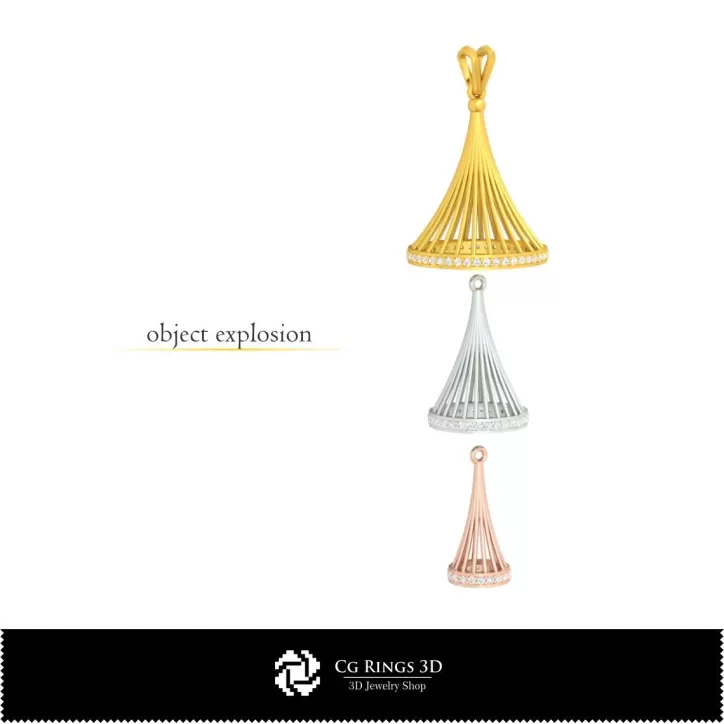 Anhänger 3D-Schmuck 3D-CAD