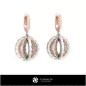 Boucles d'oreilles 3D CAO