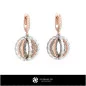 Boucles d'oreilles 3D CAO