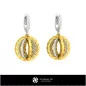 Boucles d'oreilles 3D CAO