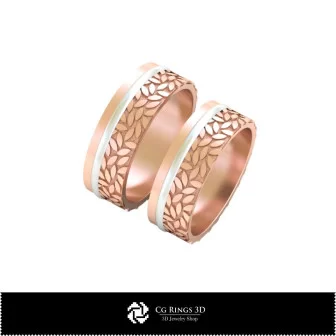 3D CAD Wedding Bands Home, Bijoux 3D CAO, Anneaux 3D CAO, Bandes de Mariage 3D