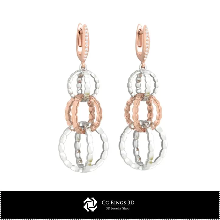 Boucles d'oreilles 3D CAO Boucles d'oreilles 3D CAO
