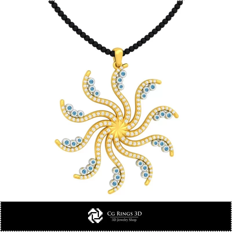 Jewelry-Pendant 3D CAD Jewelry 3D CAD, Pendants 3D CAD , 3D Diamond Pendants, 3D Floral Pendants