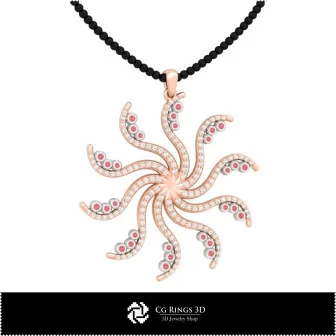 Jewelry-Pendant 3D CAD Jewelry 3D CAD, Pendants 3D CAD , 3D Diamond Pendants, 3D Floral Pendants