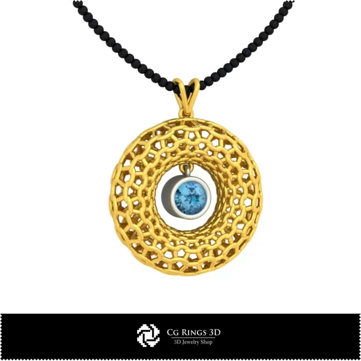 Anhänger 3D-Schmuck 3D-CAD