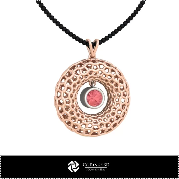 Anhänger 3D-Schmuck 3D-CAD