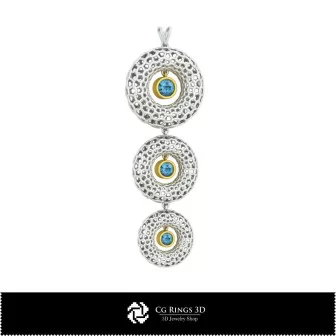 Bijoux-Pendentif DAO 3D Bijoux DAO 3D, Pendentifs DAO 3D, Bijoux vintage DAO 3D, Pendentifs diamant 3D, Bijoux rétro-modernes 3D