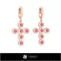 Boucles d'oreilles religieuses 3D CAO