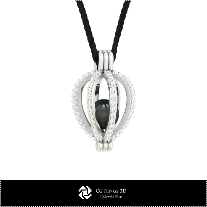 Pendentif 3D CAO avec perle