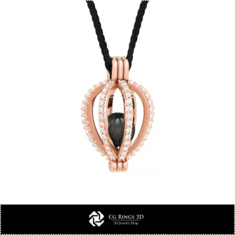 3D-CAD-Anhänger mit Perle Home, Schmuck 3D-CAD, Anhänger 3D-CAD, 3D-Anhänger Medaillon, 3D-Perlenanhänger