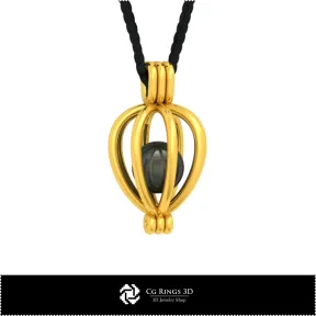 3D CAD Pendant with Pearl- Free 3D Model Home, Jewelry 3D CAD, Free 3D Jewelry, Pendants 3D CAD , 3D Pendants Locket, 3D Pearl 