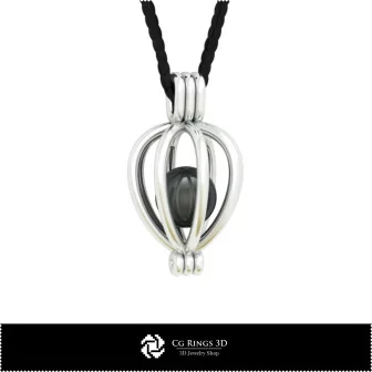 3D CAD Pendant with Pearl- Free 3D Model Home, Jewelry 3D CAD, Free 3D Jewelry, Pendants 3D CAD , 3D Pendants Locket, 3D Pearl 