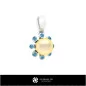 3D CAD Pendant with Pearl