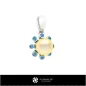 Colgante CAD 3D con Perla