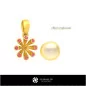 Colgante CAD 3D con Perla