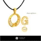 Ciondolo con Perla in CAD 3D con Lettera G