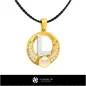 Pendentif perle 3D CAO avec la lettre L