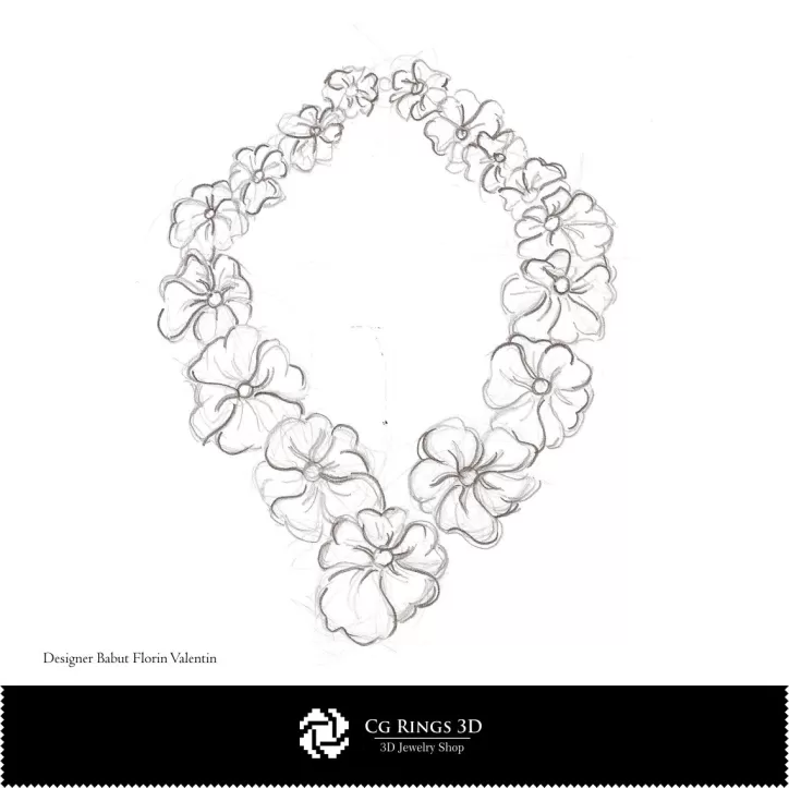 Schizzo Collana - Design di Gioielli Schizzo Collana - Design di Gioielli