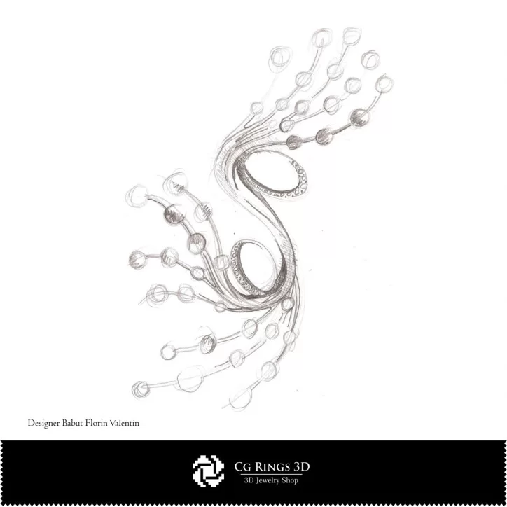 Brooch Sketch-Jewelry Design