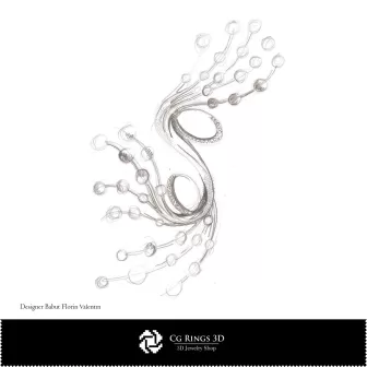 Brooch Sketch-Jewelry Design Jewelry Sketches