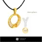 Colgante de Perla 3D CAD con Letra Y