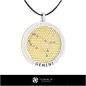 Pendente Costellazione Zodiacale Gemelli 3D CAD