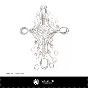 Boceto de Colgante-Diseño de Joyería Bocetos de Joyería