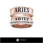Anillos de boda con signo Aries - CAD de joyería 3D