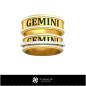 Wedding Rings With Gemini Zodiac - Jewelry 3D CAD