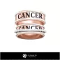 Bagues de mariage avec le signe du Cancer - Joaillerie 3D CAO