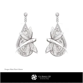 Earrings Sketch-Jewelry Design