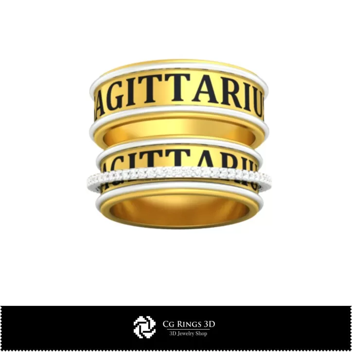 Bagues mariage signe Sagittaire - Joaillerie CAO