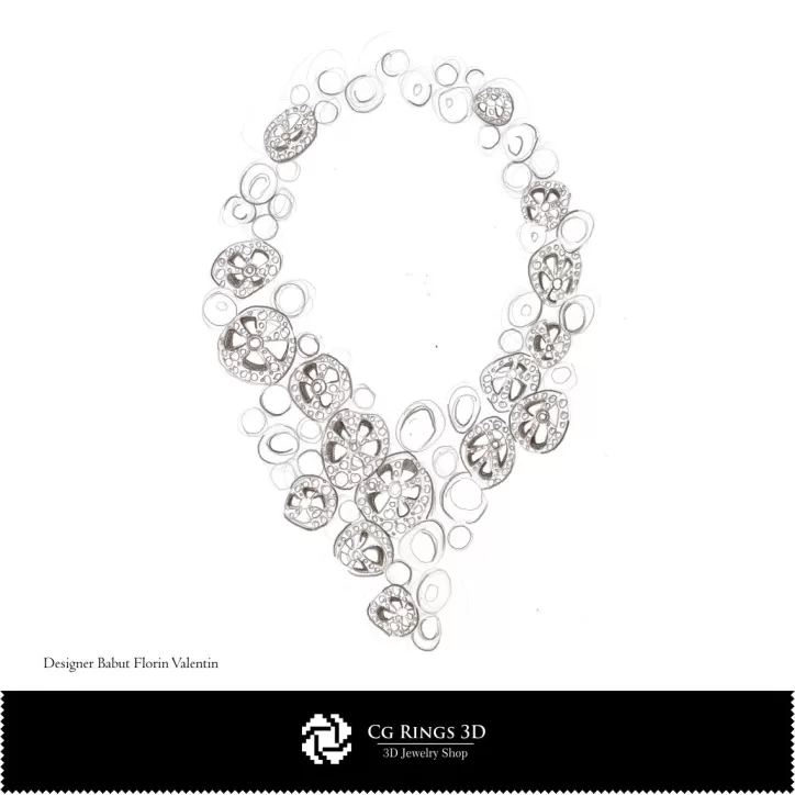 Schizzo di collana - Design di gioielli