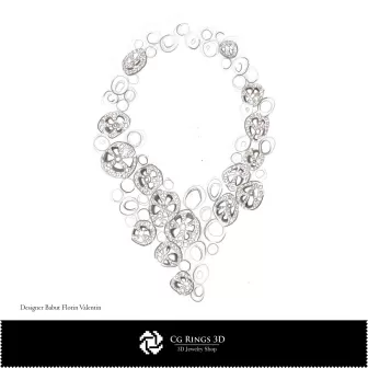 Boceto de collar-Diseño de joyería-Bocetos de joyería