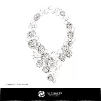 Boceto de collar-Diseño de joyería-Bocetos de joyería