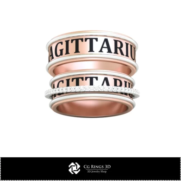 Bagues mariage signe Sagittaire - Joaillerie CAO