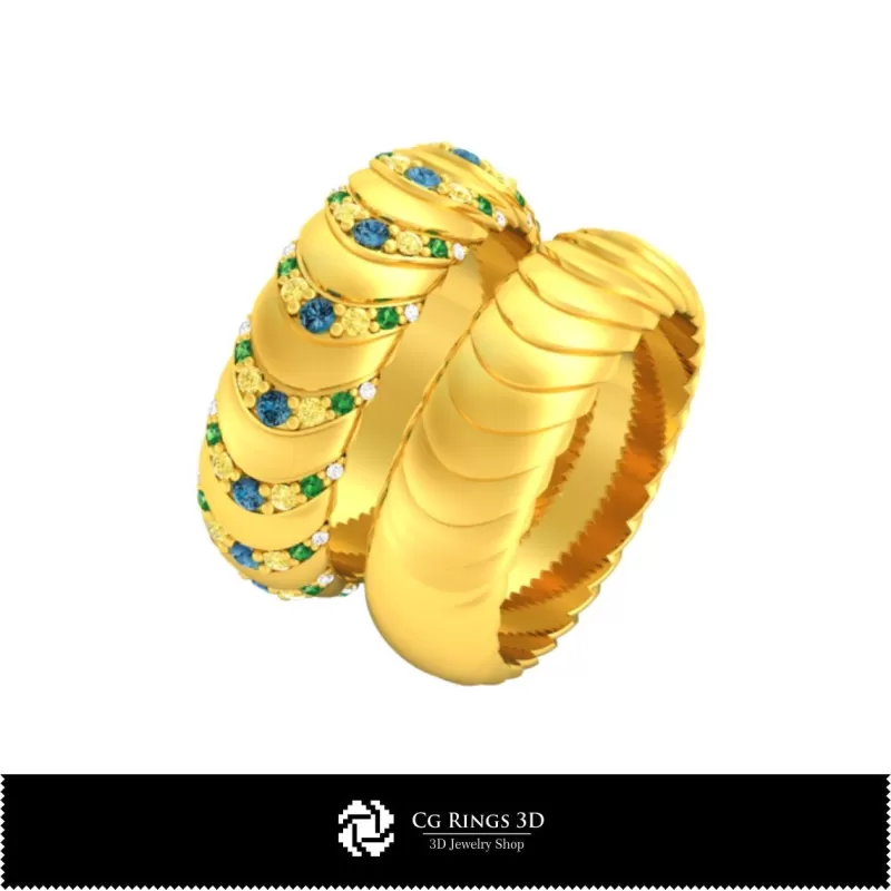 Alianzas de boda - Joyería CAD 3D