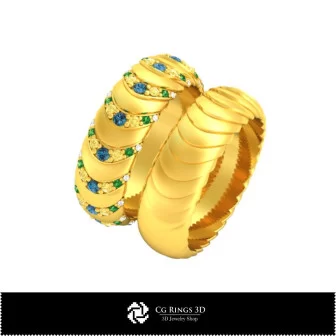 3D-CAD-Trauringe Zuhause, Schmuck 3D-CAD, Ringe 3D-CAD, Trauringe 3D